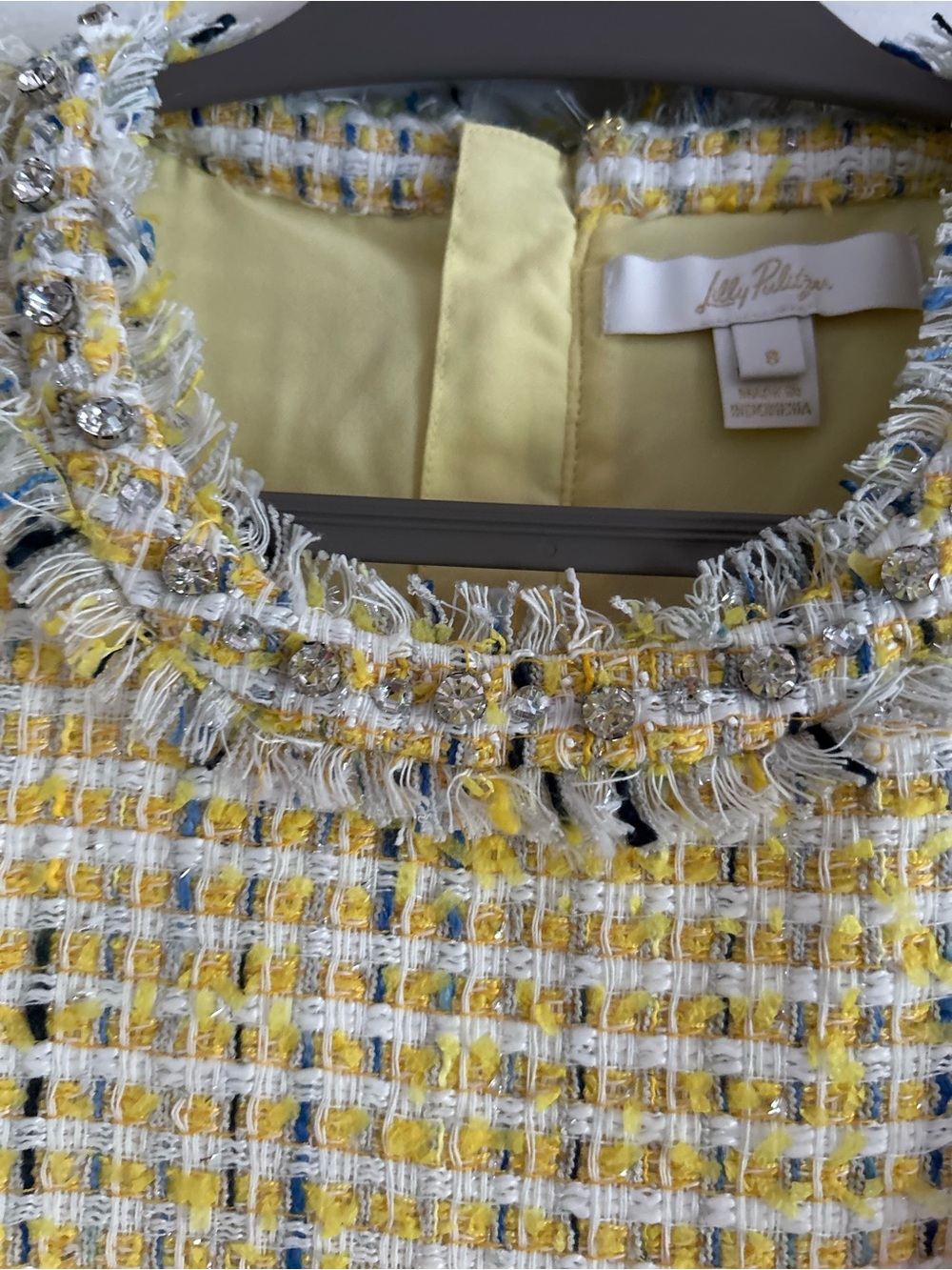 Lilly Pulitzer Folie Beaded Boucle Top - Picture 5 of 6